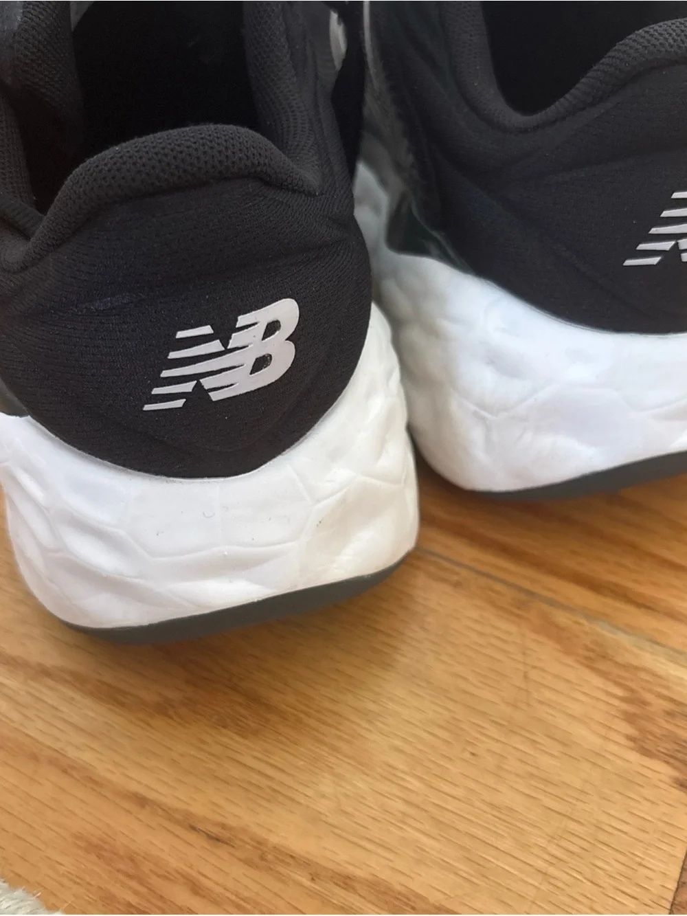 New Balance Black and White Fresh Foam 840 Running Shoes